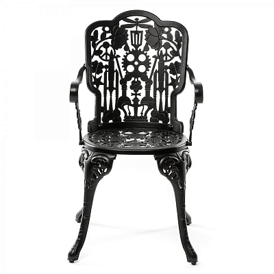 Стул Seletti Industry Collection ALUMINIUM ARMCHAIR – BLACK Стул Seletti Industry Collection ALUMINIUM ARMCHAIR – BLACK