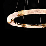 Люстра в форме кольца с золотым декором Warm Heavenly Light варинант исполнения - 6 | Loft Concept в Ростове-на-Дону