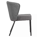 Стул серый с широкой закругленной спинкой Chair Gray Attractive варинант исполнения - 2 | Loft Concept в Ростове-на-Дону