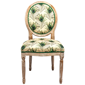 Стул c принтом перо павлина Magic Feathers