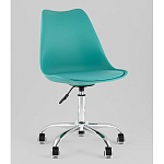 Офисный стул на металлическом основании EGGERY Blue пластик варинант исполнения - 1 | Loft Concept в Ростове-на-Дону