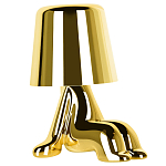 Настольная лампа фигурная цвета золото с гладким абажуром Высота 16 см Sophia варинант исполнения - 2 | Loft Concept в Ростове-на-Дону