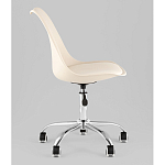 Офисный стул на металлическом основании EGGERY Beige пластик варинант исполнения - 4 | Loft Concept в Ростове-на-Дону