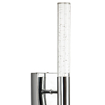 Бра со стеклянным плафоном хром Gileberte Glass Tube Wall Lamp Chrome варинант исполнения - 3 | Loft Concept в Ростове-на-Дону