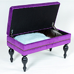 Мягкая банкетка с зоной для хранения Casket Violet варинант исполнения - 4 | Loft Concept в Ростове-на-Дону