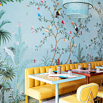 Обои ручная роспись Amazonia Duck Egg варинант исполнения - 5 | Loft Concept в Ростове-на-Дону