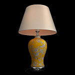 Настольная лампа желтая с изображением белых птиц Flight Among Acacia варинант исполнения - 4 | Loft Concept в Ростове-на-Дону