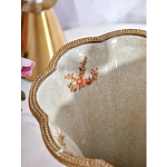 Ваза голубого цвета из фарфора с цветочным рисунком и бронзовой стрекозой Blue Garden варинант исполнения - 6 | Loft Concept в Ростове-на-Дону