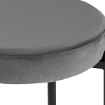 Табурет с мягким круглым сиденьем RIO Grey варинант исполнения - 3 | Loft Concept в Ростове-на-Дону