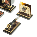 Настольный письменный набор из яшмы и долерита с декором в виде коня Manager Organizer варинант исполнения - 7 | Loft Concept в Ростове-на-Дону