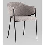 Стул Brace букле серый варинант исполнения - 1 | Loft Concept в Ростове-на-Дону