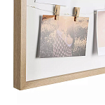 Рамка для фото с подсветкой c 6-ю деревянными прищепками в комплекте Photo Backlight варинант исполнения - 3 | Loft Concept в Ростове-на-Дону