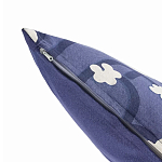 Подушка декоративная синяя с цветочным принтом Blossom Essence Emily варинант исполнения - 2 | Loft Concept в Ростове-на-Дону