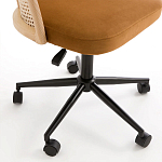 Офисное кресло из велюра и ротанга Eilwen Rattan Wicker Chair варинант исполнения - 5 | Loft Concept в Ростове-на-Дону