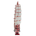 Декоративная модель деревянного красного парусника в подарочной упаковке With The low варинант исполнения - 2 | Loft Concept в Ростове-на-Дону