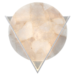 Бра светодиодное с диском из кварца Vendetta варинант исполнения - 1 | Loft Concept в Ростове-на-Дону