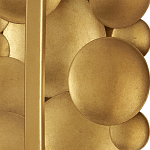 Бра светодиодное из многослойных золотых дисков Metal Disc Chandelier варинант исполнения - 1 | Loft Concept в Ростове-на-Дону