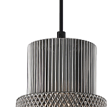 Подвесной светильник со стеклянным рифленым плафоном цилиндрической формы Eliara 13 варинант исполнения - 12 | Loft Concept в Ростове-на-Дону