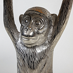 Столик с подстольем в виде обезьянки Bombay Nickel варинант исполнения - 4 | Loft Concept в Ростове-на-Дону