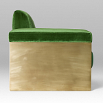 Эксклюзивный Диван в стиле Арт-деко Phoenix с элегантными латунными элементами  варинант исполнения - 2 | Loft Concept в Ростове-на-Дону