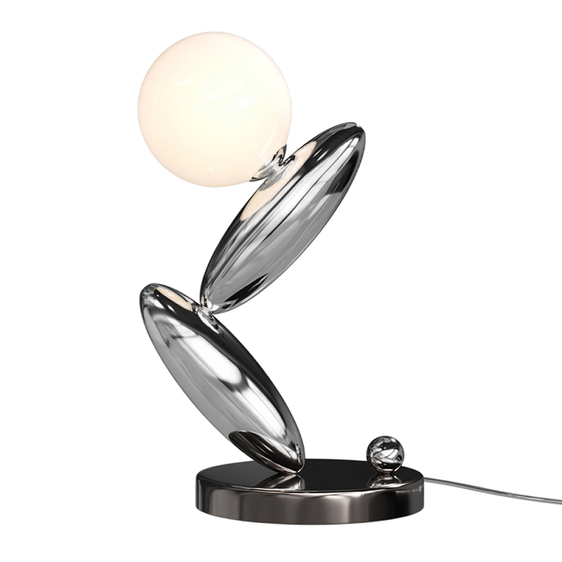 Настольный светильник Resonance 3000К 6Вт Серебряный Белый в Ростове-на-Дону | Loft Concept 