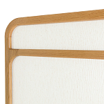 Ширма из массива дуба и ткани Arcuri Screen варинант исполнения - 3 | Loft Concept в Ростове-на-Дону