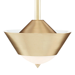 Подвесной светильник светодиодный конусообразный Сone Shaped Gold Pendant варинант исполнения - 2 | Loft Concept в Ростове-на-Дону