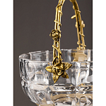 Конфетница с бронзовой ручкой и фарфоровой птичкой на крышке Eden Garden варинант исполнения - 6 | Loft Concept в Ростове-на-Дону