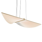 Люстра в виде распахнутых крыльев из тонких металлических планок Flight of Freedom варинант исполнения - 1 | Loft Concept в Ростове-на-Дону