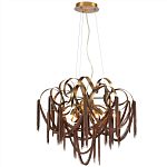 Люстра подвесная с переплетенными металлическими лентами и цепочками Atlantis Chain варинант исполнения - 2 | Loft Concept в Ростове-на-Дону