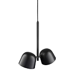 Подвесной светильник черный с 2-мя плафонами Pendant lamp Black варинант исполнения - 3 | Loft Concept в Ростове-на-Дону