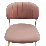 Стул Singer Chair без подлокотников Розовый Велюр варинант исполнения - 5 | Loft Concept в Ростове-на-Дону