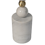 Торшер мраморный с белым абажуром Floor lamp Jewelry варинант исполнения - 2 | Loft Concept в Ростове-на-Дону