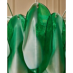 Люстра из стеклянных зеленых лепестков Petalled Illuminator варинант исполнения - 7 | Loft Concept в Ростове-на-Дону