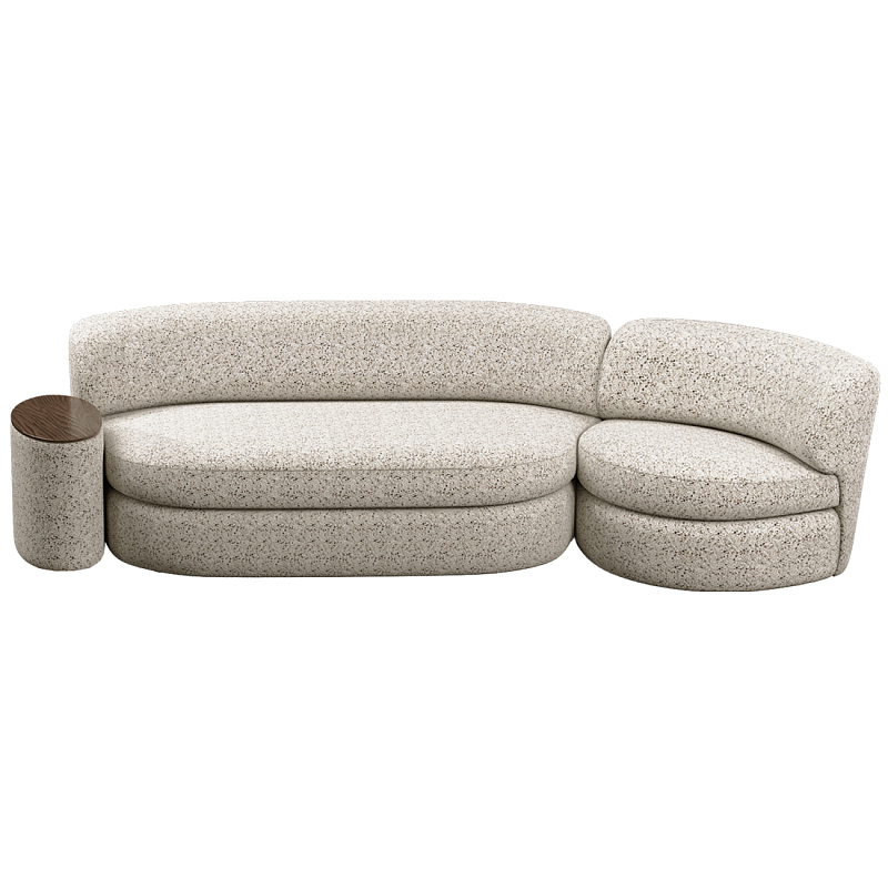Диван модульный со столиком Ulysses Молочный Орех в Ростове-на-Дону | Loft Concept 