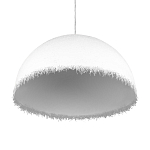 Подвесной светильник в форме купола белого цвета с ажурной бахромой Tactile Line варинант исполнения - 6 | Loft Concept в Ростове-на-Дону