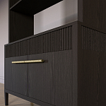 Стеллаж Primo с ящиками Темный орех варинант исполнения - 4 | Loft Concept в Ростове-на-Дону