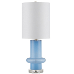 Настольная лампа из стекла с высоким абажуром Column варинант исполнения - 3 | Loft Concept в Ростове-на-Дону