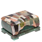 Шкатулка с мозаикой из натуральных камней Stone Casket варинант исполнения - 1 | Loft Concept в Ростове-на-Дону