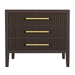 Тумба Primo  с тремя ящиками шпон темный орех варинант исполнения - 1 | Loft Concept в Ростове-на-Дону