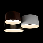 Потолочный светильник с 3-мя цилиндрическими абажурами черного белого и коричневого цвета Urban Dome варинант исполнения - 4 | Loft Concept в Ростове-на-Дону