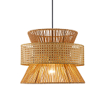 Подвесной светильник с абажуром из натуральных материалов Light Inside the Cell варинант исполнения - 1 | Loft Concept в Ростове-на-Дону