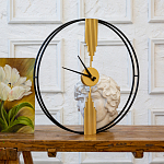 Часы настенные круглые из металла Mirror Tower Clock варинант исполнения - 3 | Loft Concept в Ростове-на-Дону