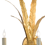 Бра с каркасом в виде пучка золотых перьев Bunch of Feathers варинант исполнения - 1 | Loft Concept в Ростове-на-Дону