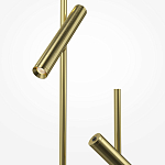 Напольный торшер светодионый золотой Lumen Duo варинант исполнения - 3 | Loft Concept в Ростове-на-Дону