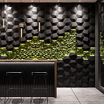 Гипсовая 3D панель с принтографией PM-30 варинант исполнения - 1 | Loft Concept в Ростове-на-Дону