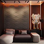 Гипсовая 3D панель с принтографией PM-04 варинант исполнения - 1 | Loft Concept в Ростове-на-Дону