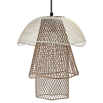 Подвесной светильник Beige Gold Mesh Tube Lampshade Hanging Lamp варинант исполнения - 1 | Loft Concept в Ростове-на-Дону
