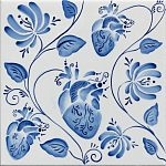 Плитка с узором Сердце варинант исполнения - 2 | Loft Concept в Ростове-на-Дону