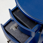 Синяя тумба на фигурных ножках Shelby варинант исполнения - 7 | Loft Concept в Ростове-на-Дону